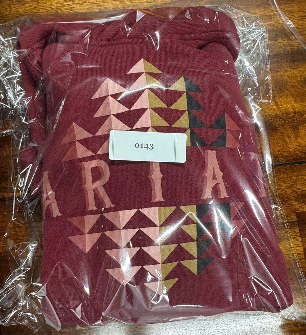 Ariat Real Beartooth Women's Hoodie Burgundy Graphic Sweatshirt - Picture 10 of 10